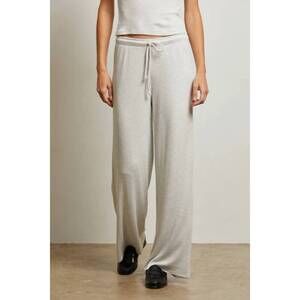 NEW PERFECTWHITETEE women's maddie brushed waffle drawstring pant in ash